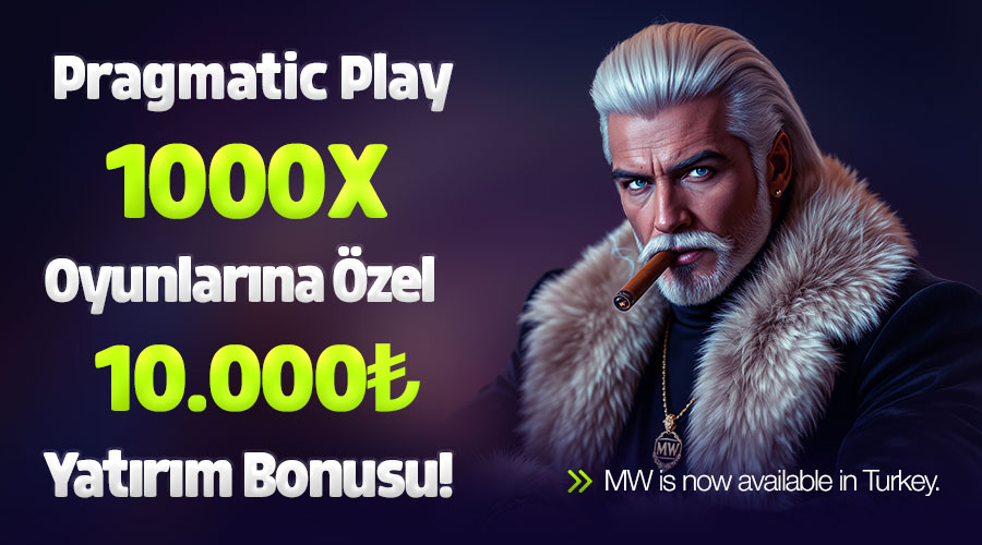 PRAGMATİC PLAY 1000X OYUNLARINA ÖZEL 5.000TL BONUS!